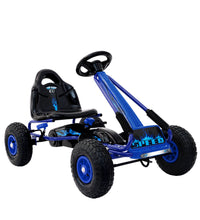 Rigo Kids Pedal Go Kart Car Ride On Toys Racing Bike Rubber Tyre Adjustable Seat