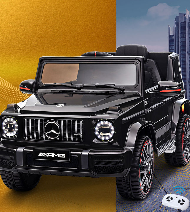 Kids Electric Ride On Car Mercedes-Benz Licensed AMG G63 Toy Cars Remote Black