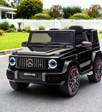 Kids Electric Ride On Car G63 Toy Cars Remote Control Black