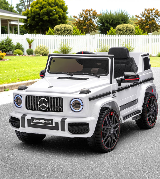 Kids Electric Ride On Car G63 Toy Cars Remote Control White