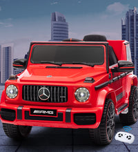 Kids Electric Ride On Car Mercedes-Benz Licensed AMG G63 Toy Cars Remote Red
