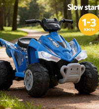 Rigo Kids Ride On Car ATV Quad Motorbike Electric Outdoor Toys 12V Blue