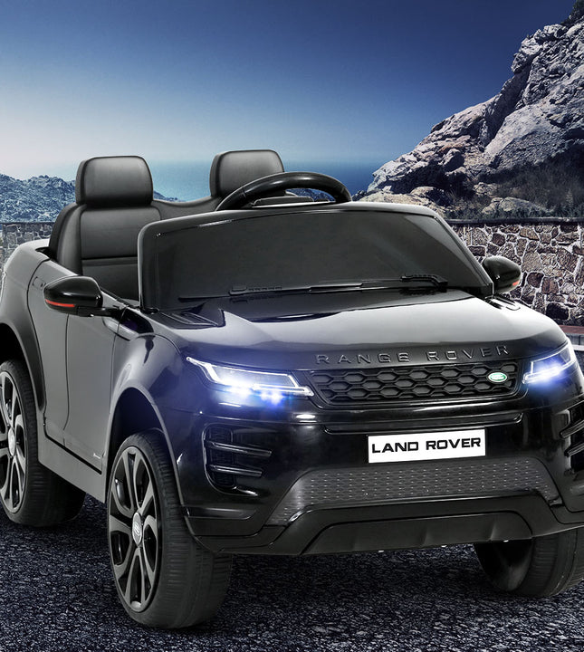 Kids Electric Ride On Car Land Rover Licensed Toy Cars Remote 12V Battery Black