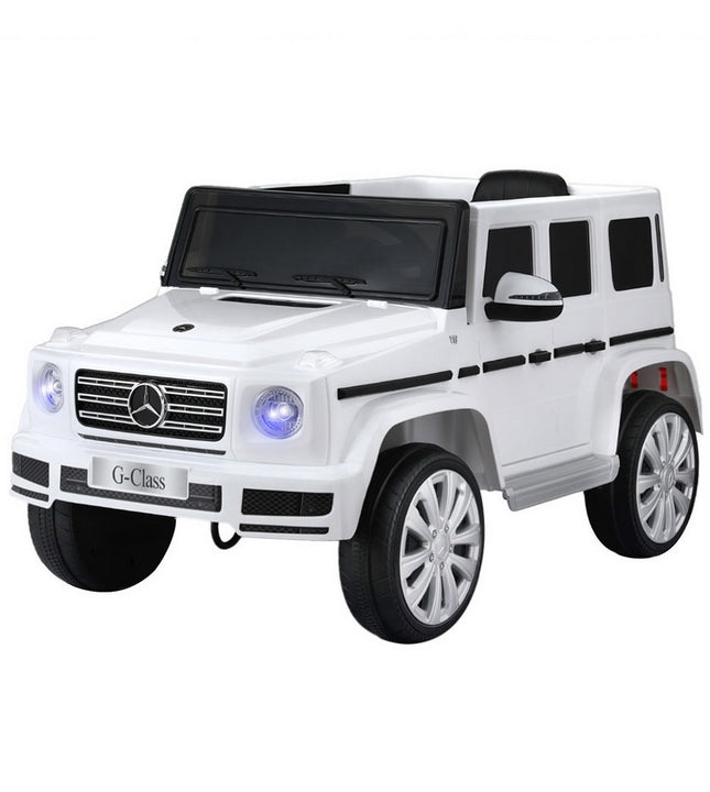 Kids Ride On Car Licensed G500 Electric Toys Horn Remote 12V White