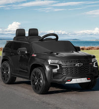 Kids Ride On Car Licensed Chevrolet Tahoe Electric Toys Horn Remote 12V Black