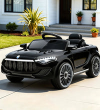 Rigo Kids Electric Ride On Car Toys Cars Horn Music Remote Control 12V Black