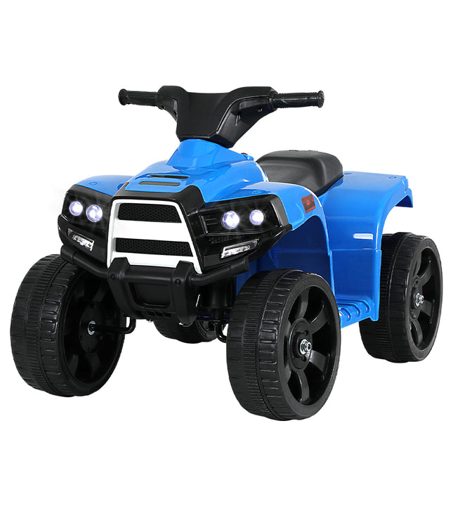 Rigo Kids Ride On ATV Quad Motorbike Car 4 Wheeler Electric Toys Battery Blue