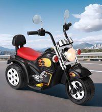Rigo Kids Ride On Car Motorcycle Motorbike Electric Toys Horn Music 6V Black