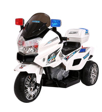 Rigo Kids Electric Ride On Patrol Police Car BMW-Inspired S1K 6V Battery White