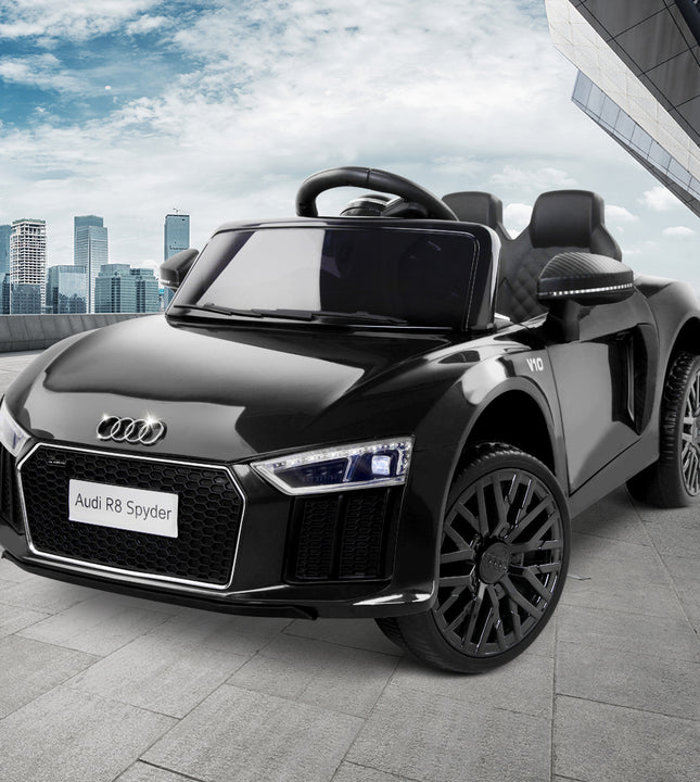 Kids Ride On Car Audi R8 Licensed Sports Electric Toy Cars Black