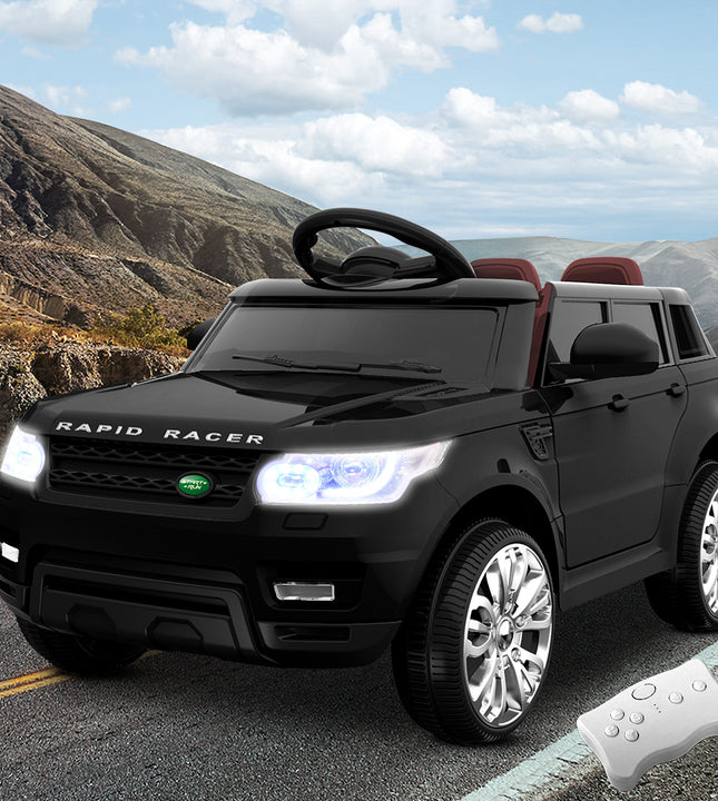 Rigo Ride On Car Kids Electric Ride On Cars SUV Remote 12V Black
