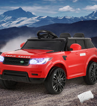 Rigo Kids Electric Ride On Car SUV Range Rover-inspired Cars Remote 12V Red