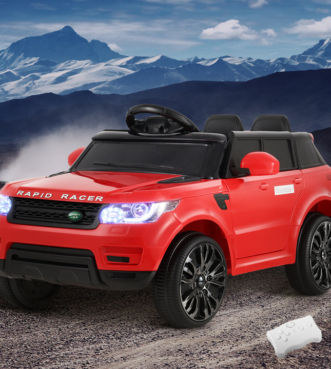 Rigo Kids Electric Ride On Car SUV Range Rover-inspired Cars Remote 12V Red