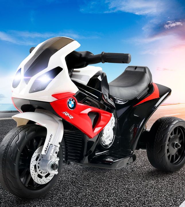 Kids Electric Ride On Car Police Motorcycle Motorbike BMW Licensed S1000RR Red