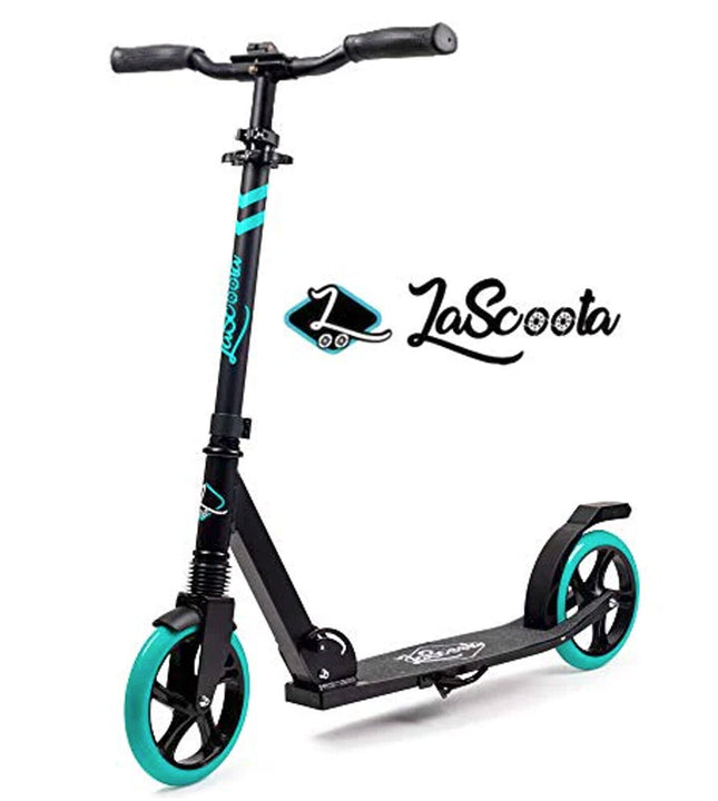 Lascoota Pulse Kick Push Commuter Scooter Teen Adult Aqua