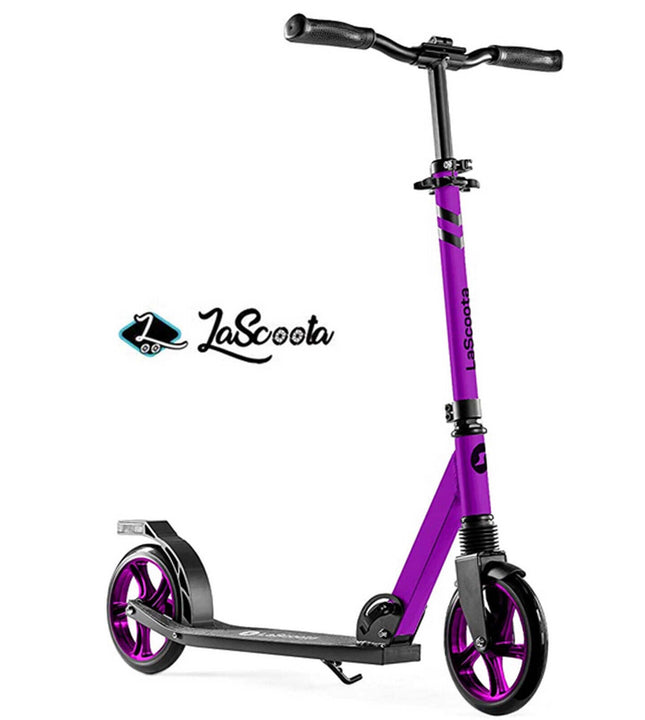 Lascoota Pulse Kick Push Commuter Scooter Teen Adult Plum