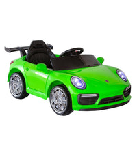 Porsche-inspired Design Ride-on (Green) Electric Car with Parental Remote Control