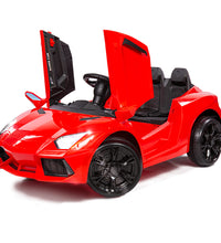 ROVO KIDS Ride-On Car LAMBORGHINI Inspired - Electric Toy Battery Remote Red