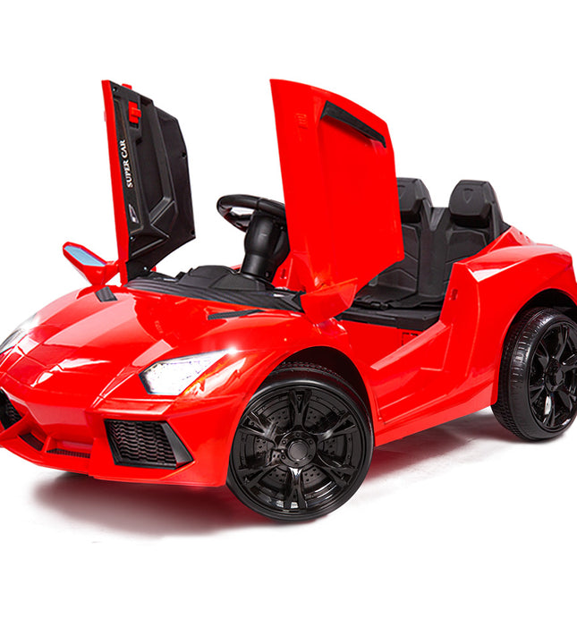ROVO KIDS Ride-On Car LAMBORGHINI Inspired - Electric Toy Battery Remote Red