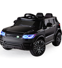 ROVO KIDS Ride-On Car Electric Childrens Toy Battery Powered w/ Remote Black 12V