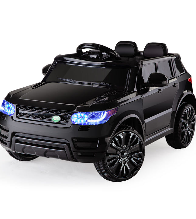 ROVO KIDS Ride-On Car Electric Childrens Toy Battery Powered w/ Remote Black 12V
