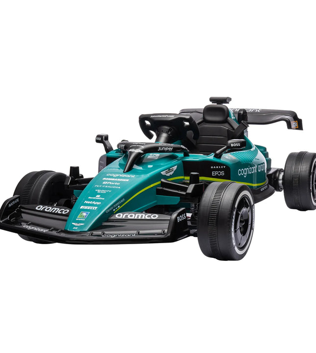 Kahuna Aston Martin Aramco F1 Licensed Electric Kids Ride On Race Car