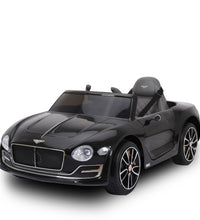 Kahuna Bentley Exp 12 Licensed Speed 6E Electric Kids Ride On Car Black