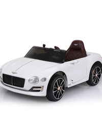 Kahuna Bentley Exp 12 Speed 6E Licensed Kids Ride On Electric Car Remote Control - White
