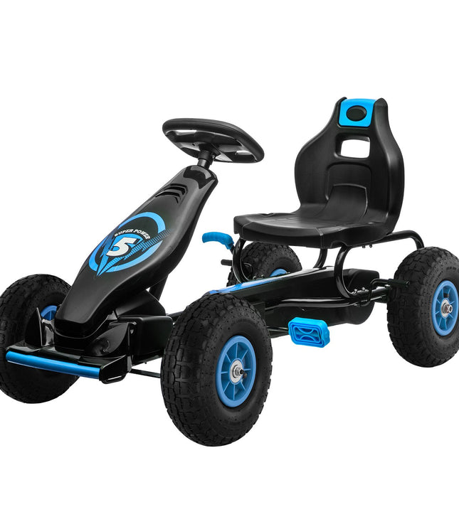 Kahuna G18 Kids Ride On Pedal Go Kart - Blue
