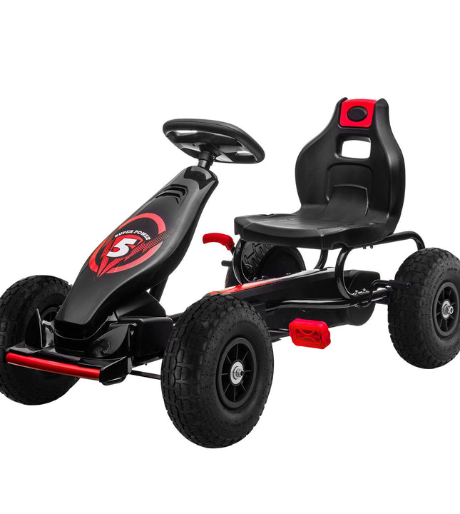 Kahuna G18 Kids Ride On Pedal Powered Go Kart Racing Style - Red
