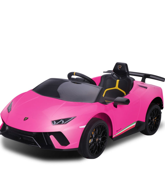 Kahuna Lamborghini Performante Kids Electric Ride On Car Remote Control by Kahuna - Pink