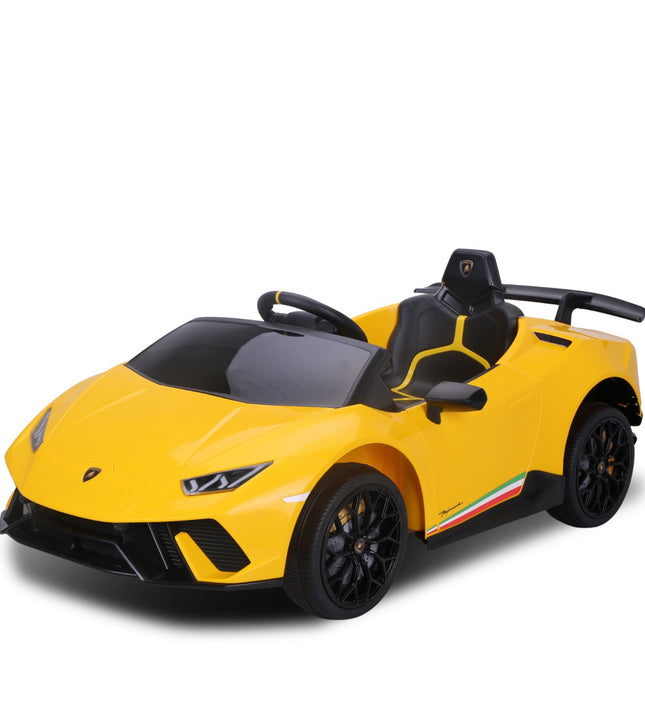 Kahuna Lamborghini Performante Kids Electric Ride On Car Remote Control - Yellow