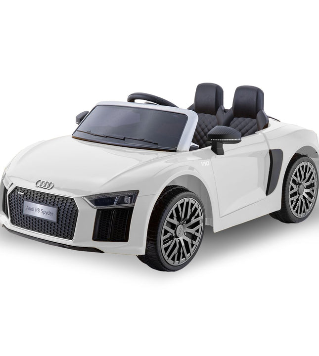 Kahuna R8 Spyder Audi Licensed Kids Electric Ride On Car Remote Control - White