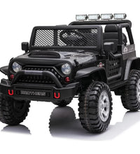 12 Jeep Inspired Ride On Car Kids Fairyland Adventure - Black