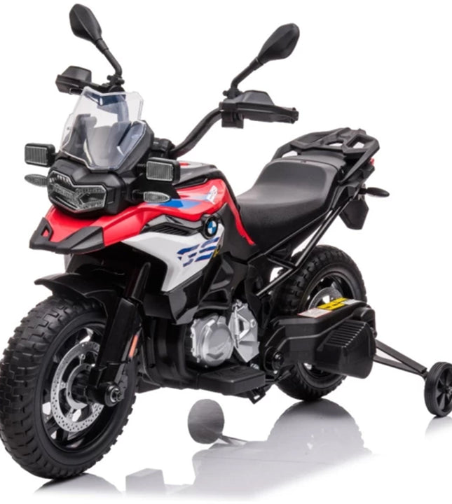 Kids Ride On Motorbike Licensed BMW F850GS Adventure Touring 12V Battery- Red