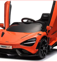 12V Licensed McLaren 765LT Kids Ride On Sports Electric Car