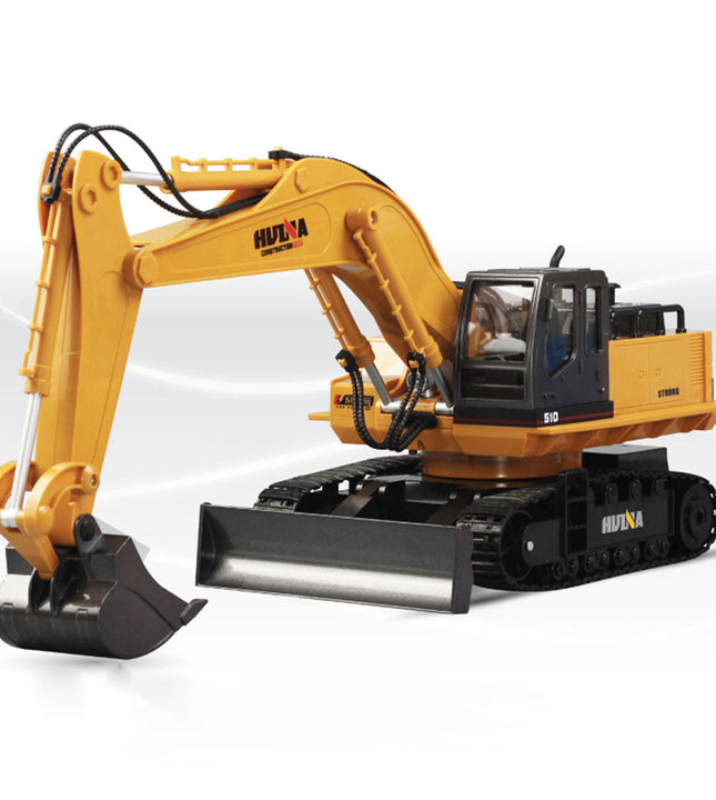 HUINA 1/16 11CH RC Alloy Excavator Construction Engineering Digger Vehicle Toy